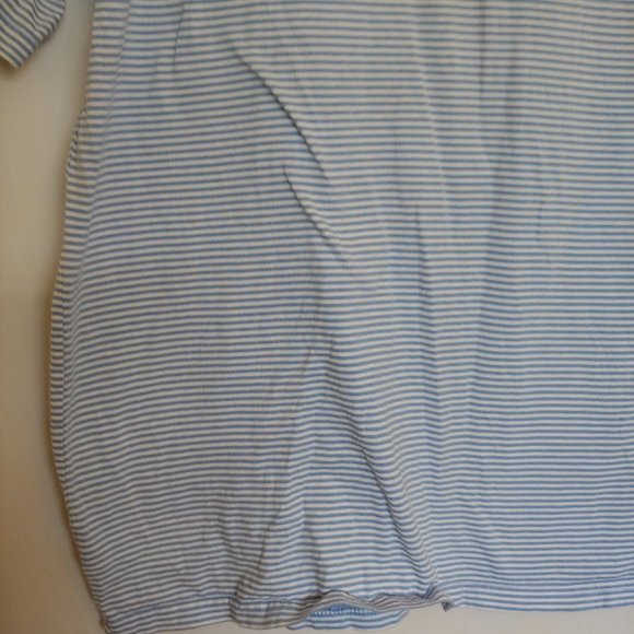 Johnnie O striped mens blue and white short sleeve teeshirt XL - Picture 9 of 13